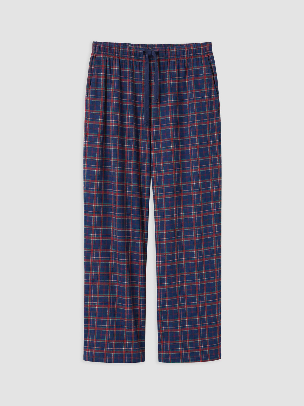 Lacivert Ekose Erkek Pijama Altı