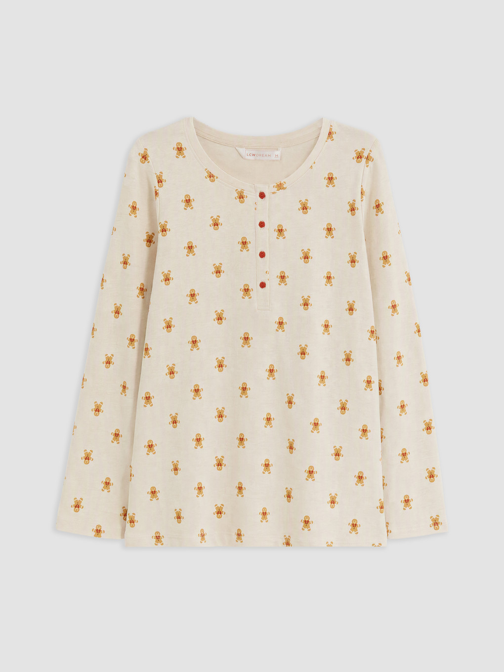 Woman Beige Pyjama Set-1