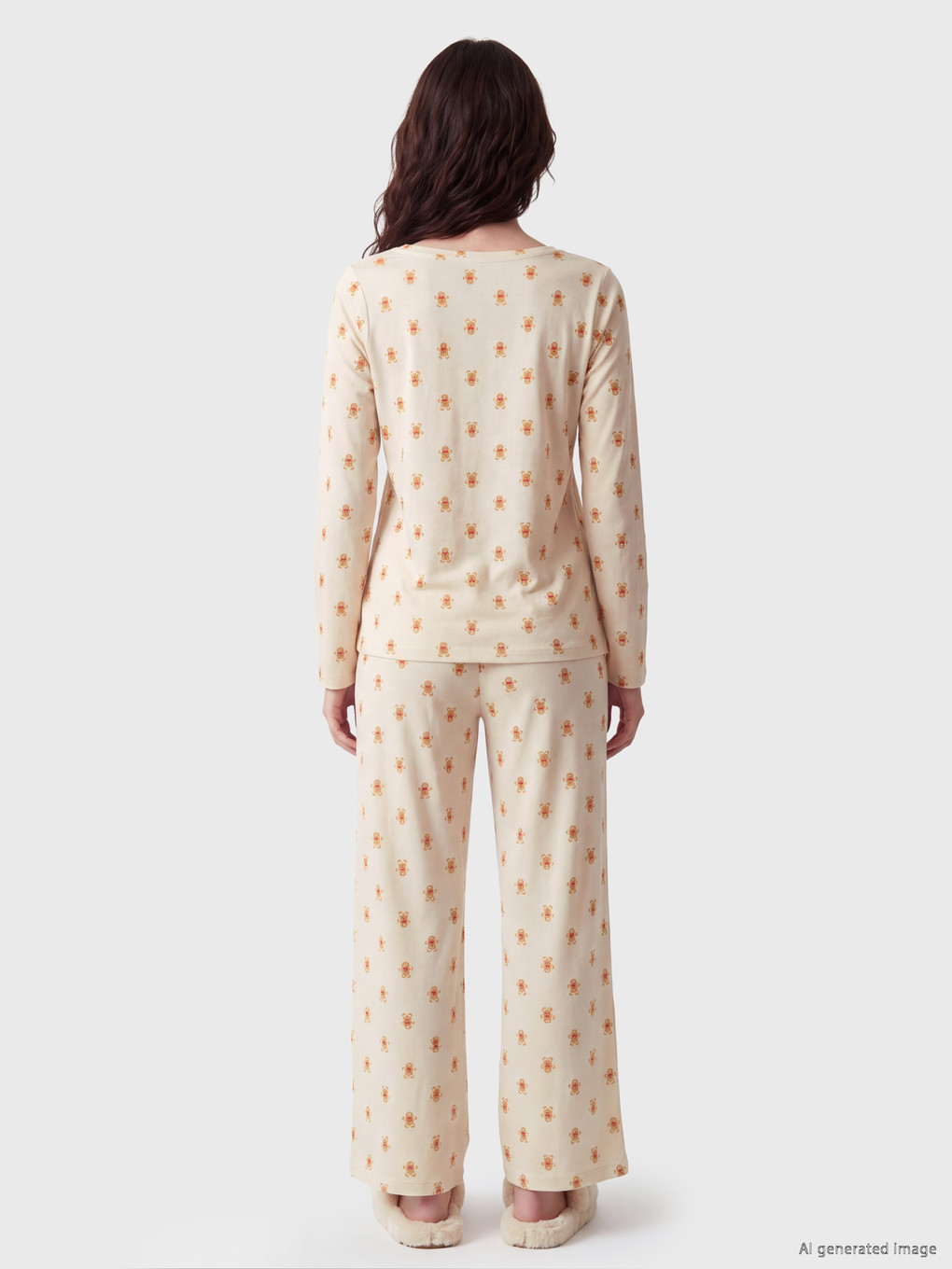 Crew Neck Maternity Pyjamas Set-3