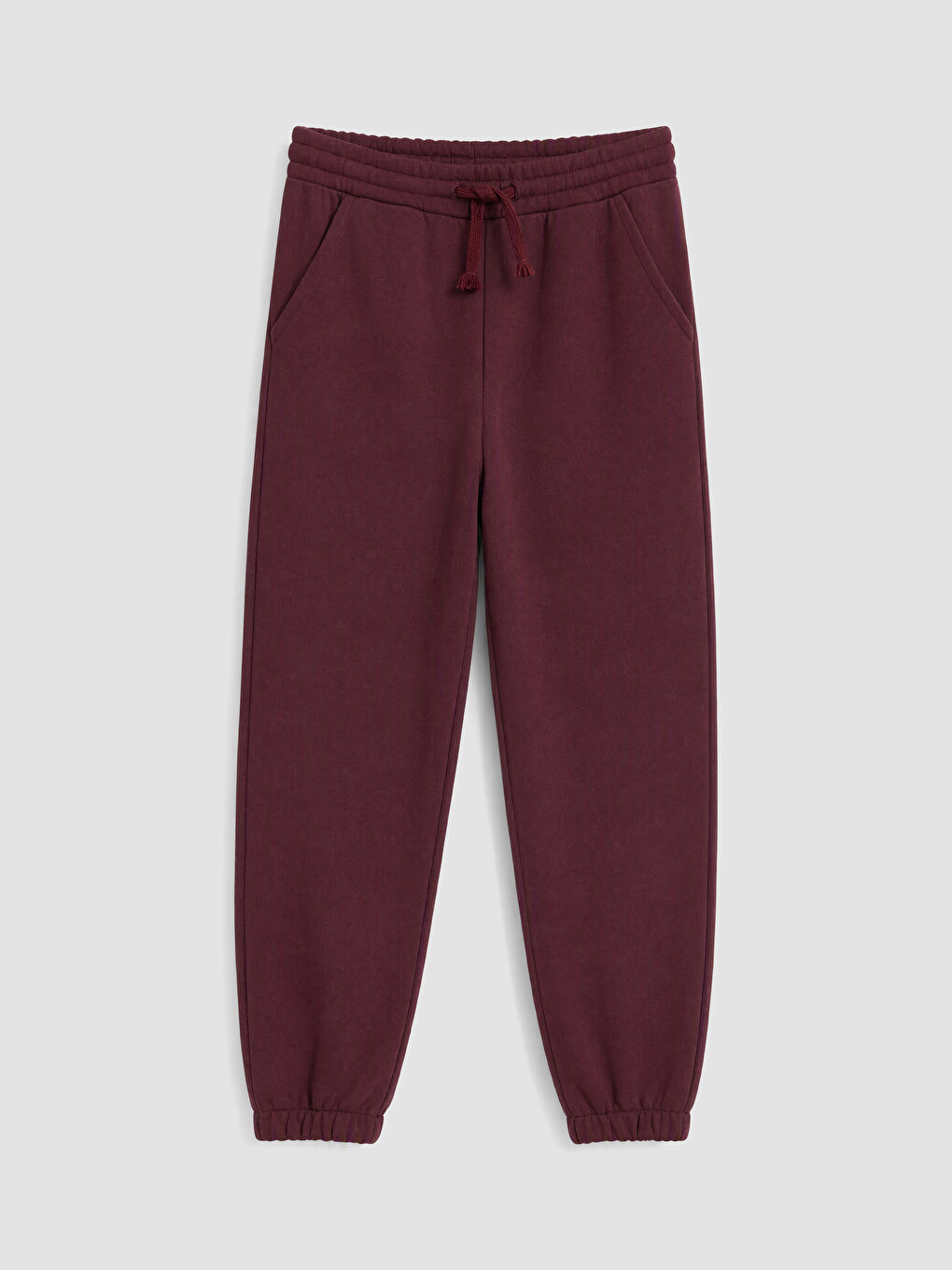 Bordo Erkek Çocuk Jogger Eşofman Altı