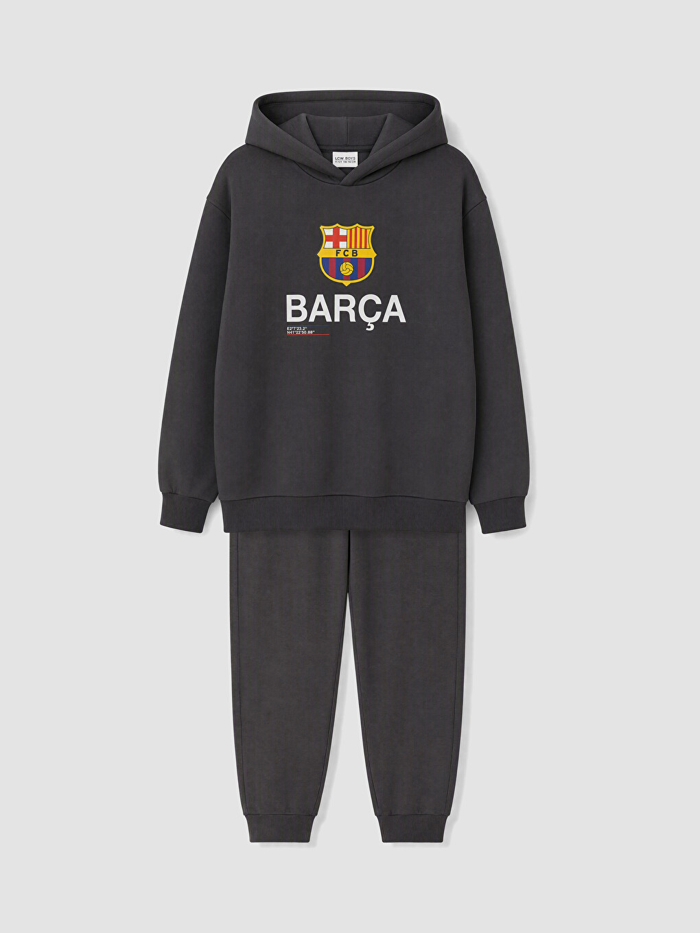 Fc Barcelona Printed Boys' Tracksuit Set