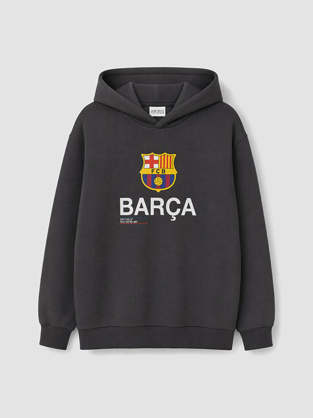 Fc Barcelona Printed Boys' Tracksuit Set-1