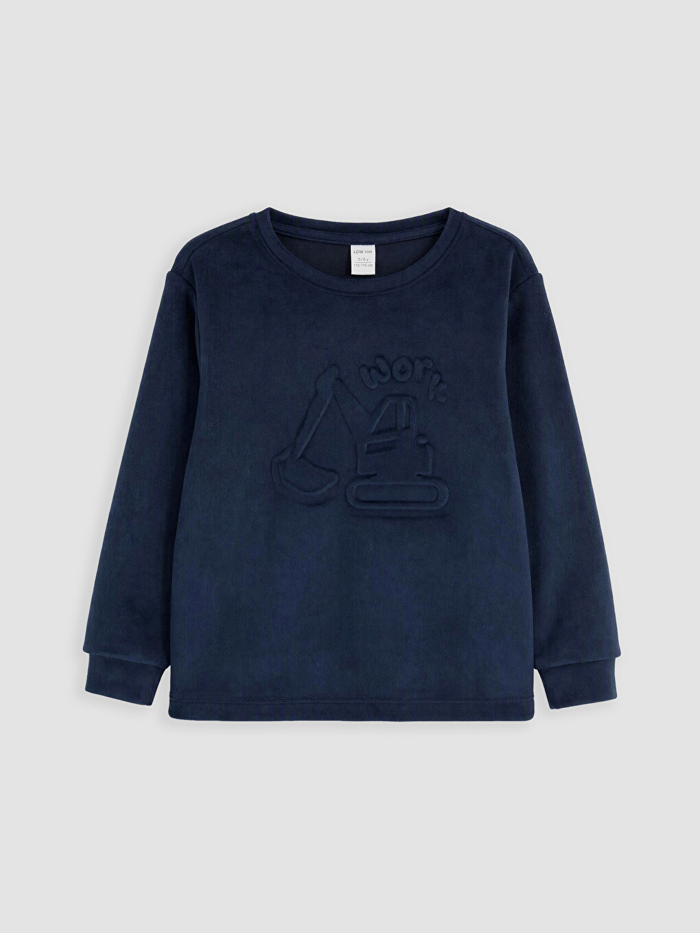 Crew Neck Velvet Boys' Pyjamas Set-1
