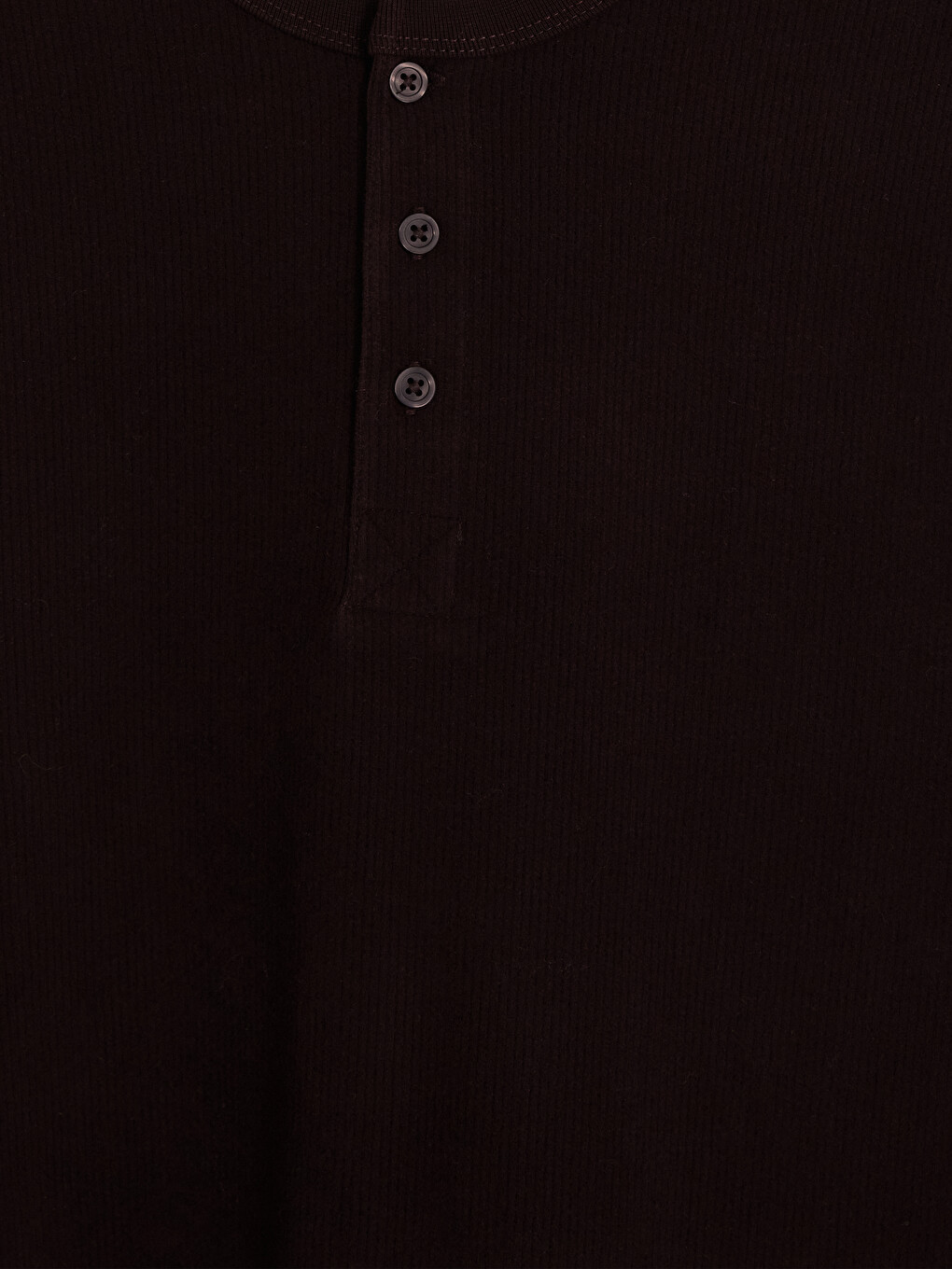 Kahverengi Bisiklet Yaka Erkek Sweatshirt-1