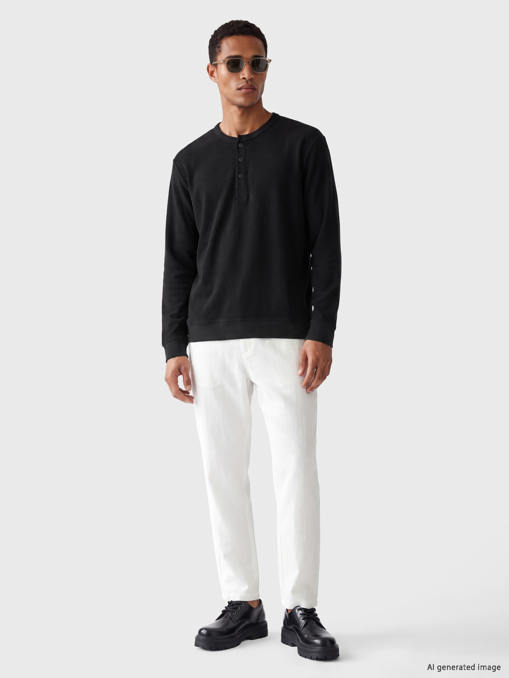 Crew Neck Men's Sweatshirt-1