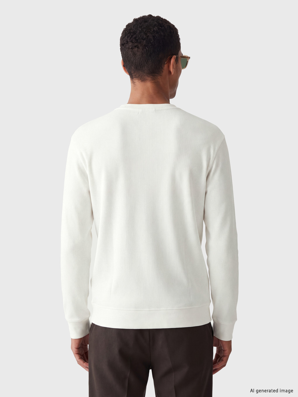 Crew Neck Men's Sweatshirt-2