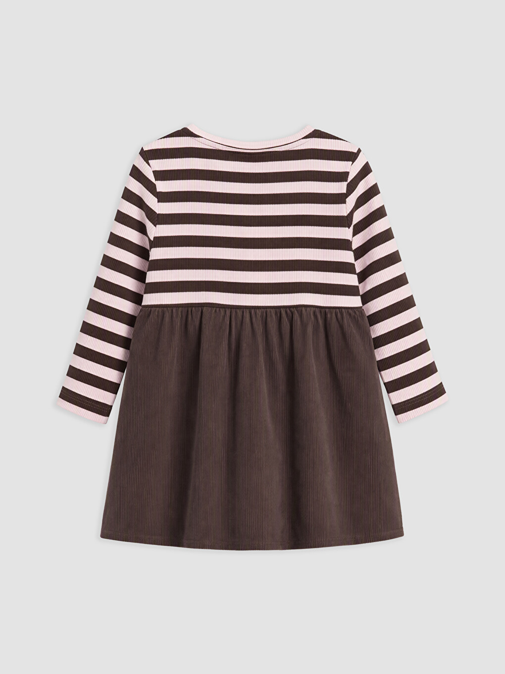Embroidered Baby Girls' Velvet Dress-2