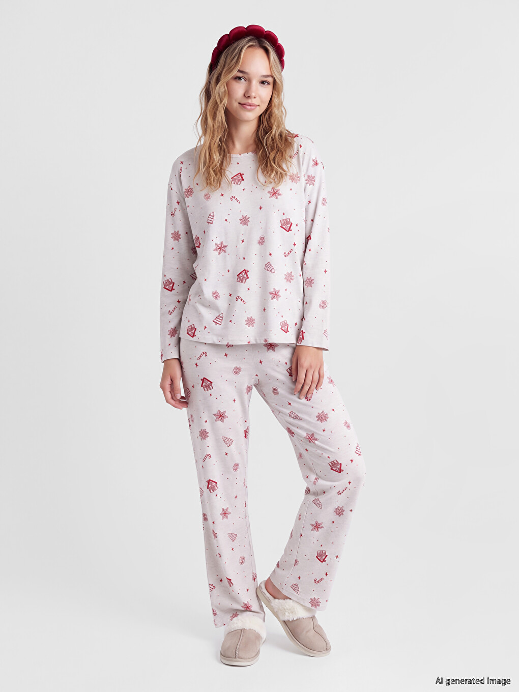 New Year Themed Women's Pyjamas Set
