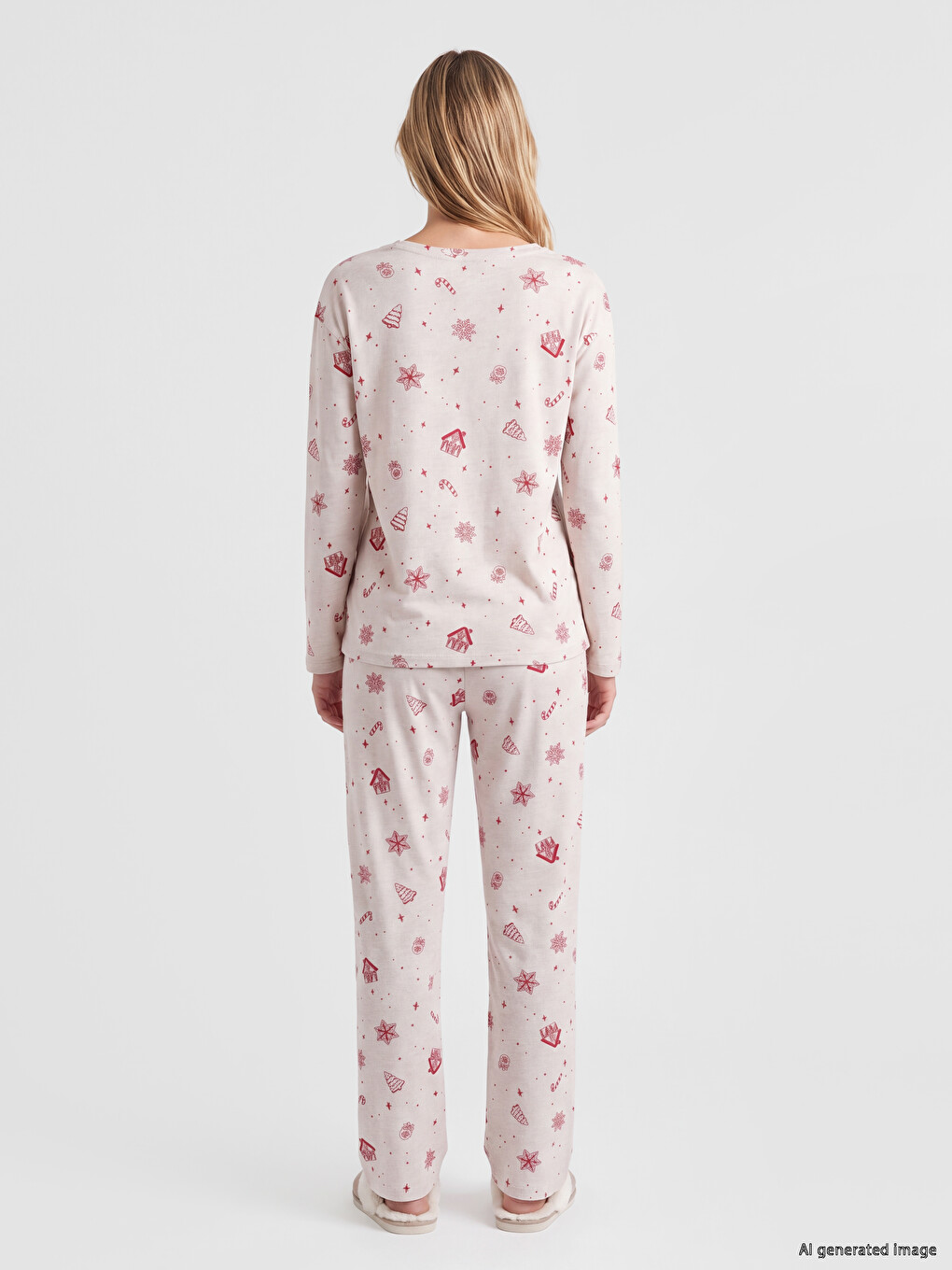 New Year Themed Women's Pyjamas Set-3