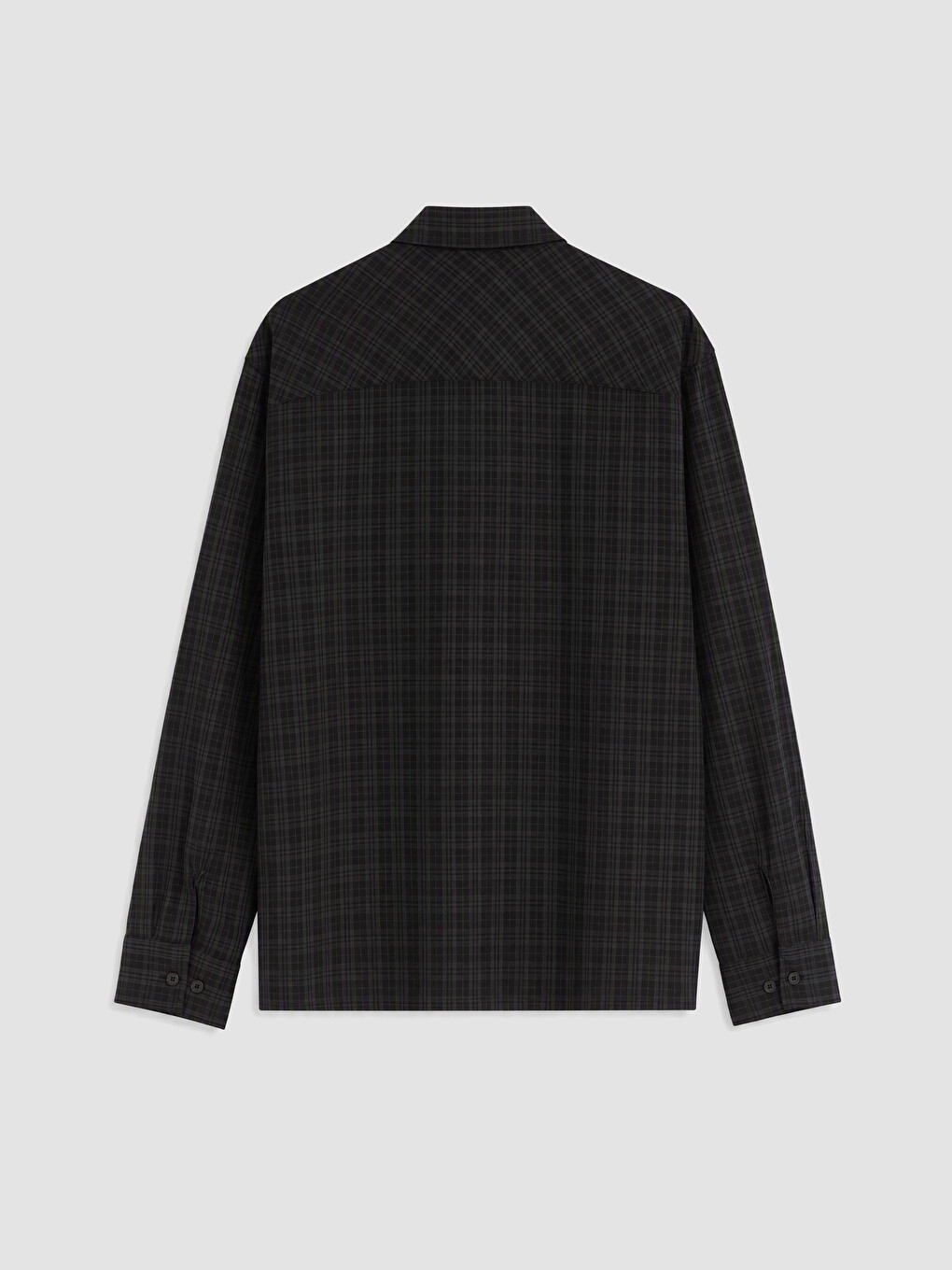 Relax Fit Plaid Men's Shirt-2