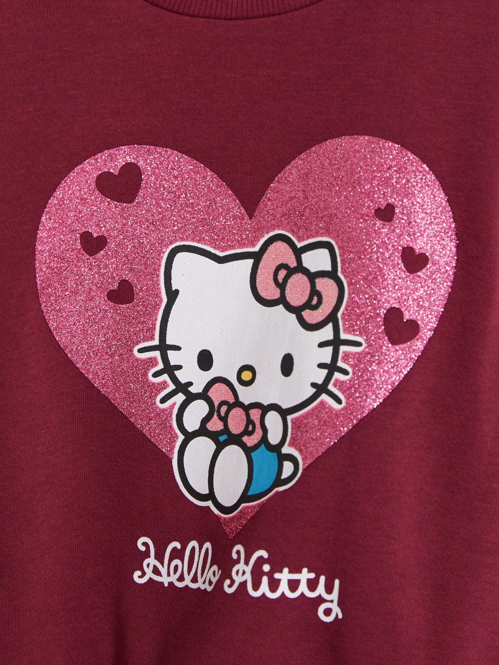 Girl Bordeaux Sweatshirt-1