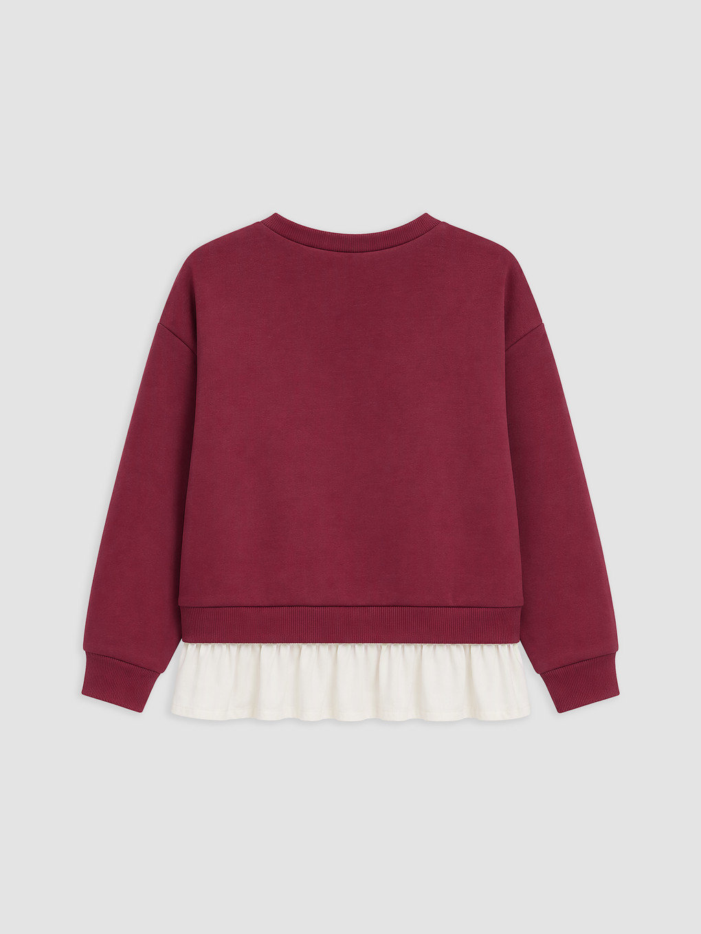 Girl Bordeaux Sweatshirt-2