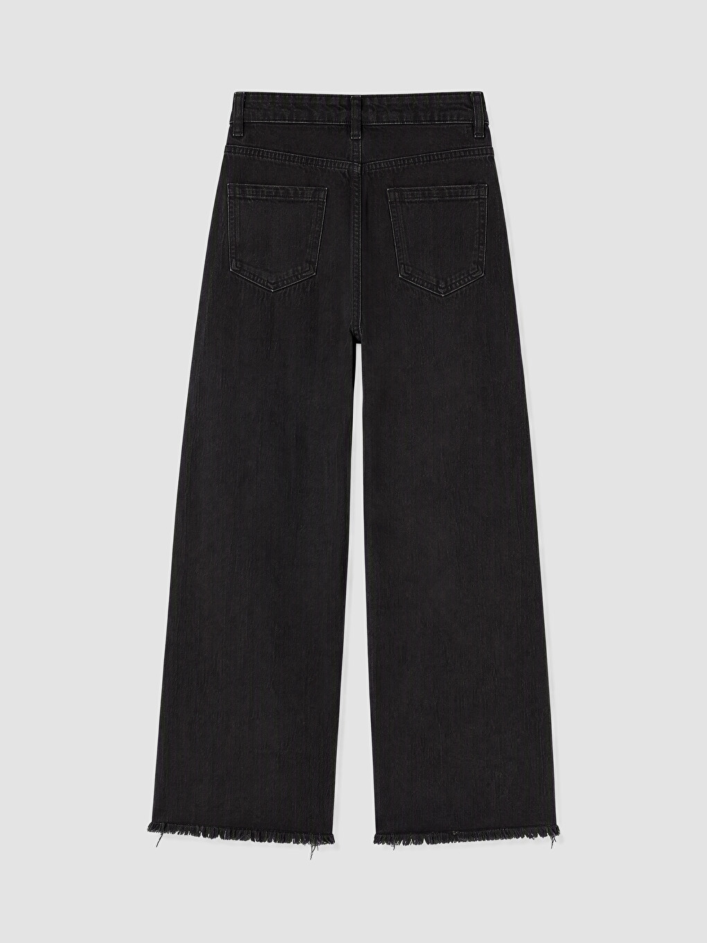 Wideleg Rhinestone Embellished Girls' Jeans-3