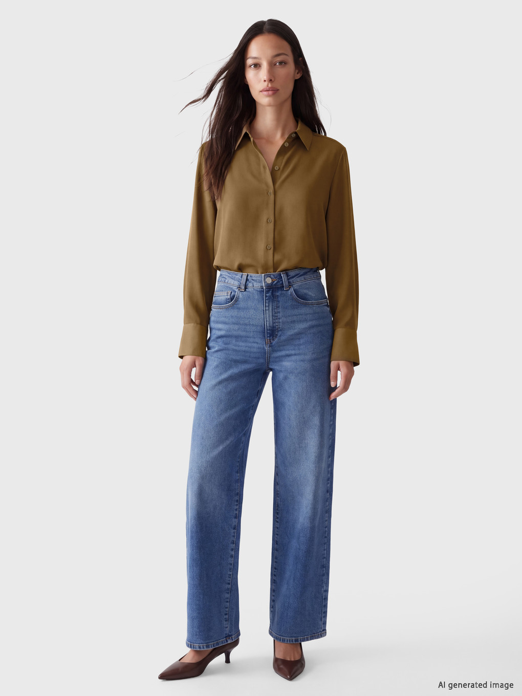 Satin Women's Shirt-1