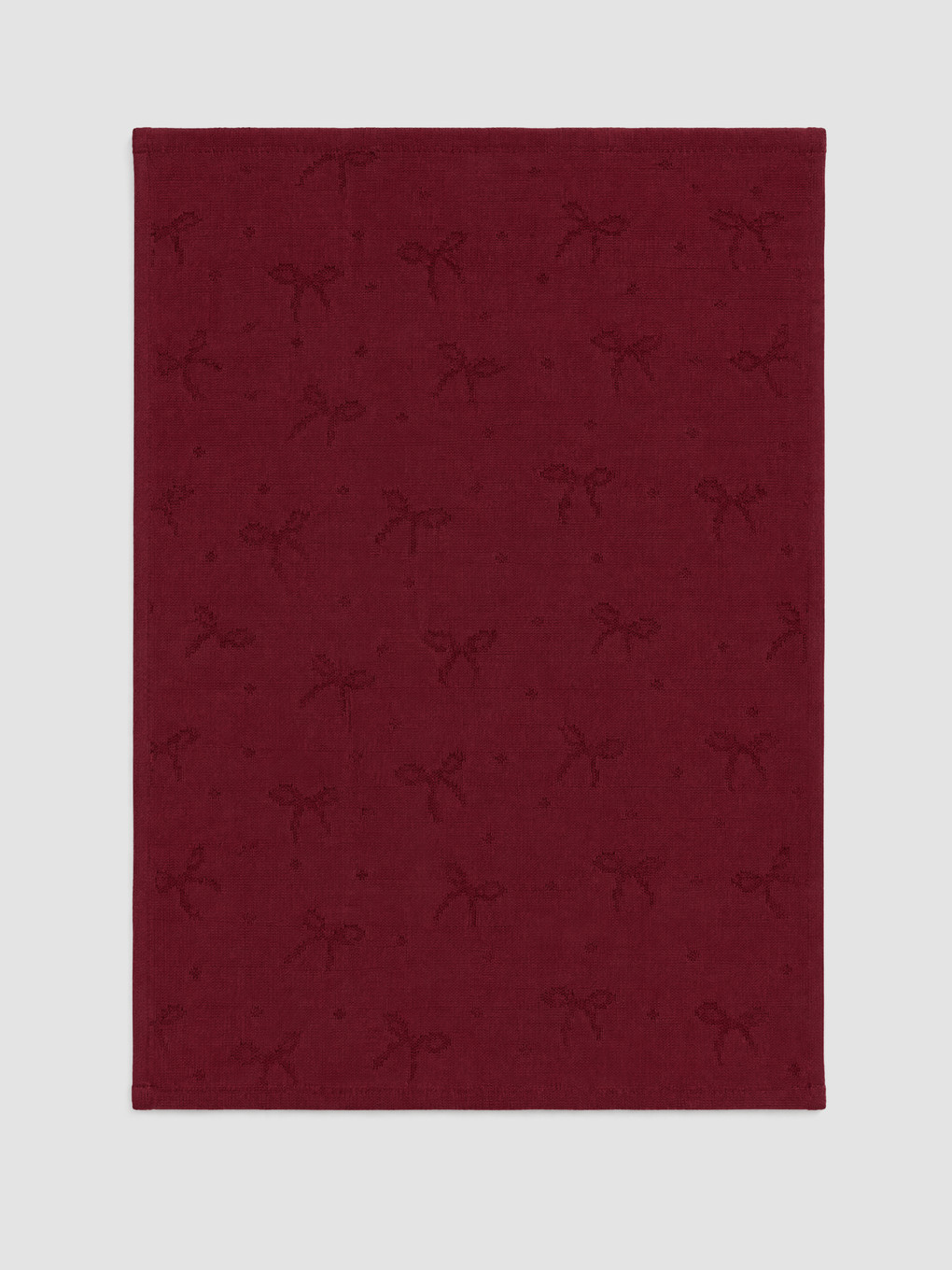 Bow Patterned Cotton Drying Cloth 40x50 Cm-2