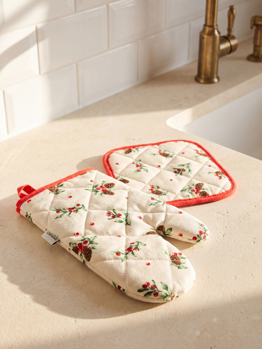 Woman Mix Oven Mitten