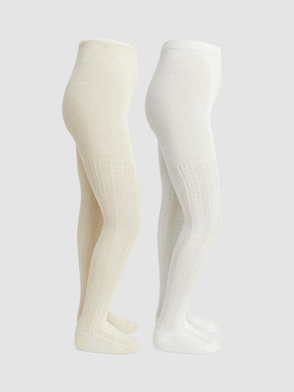 2 Pack Patterned Girls' Tights