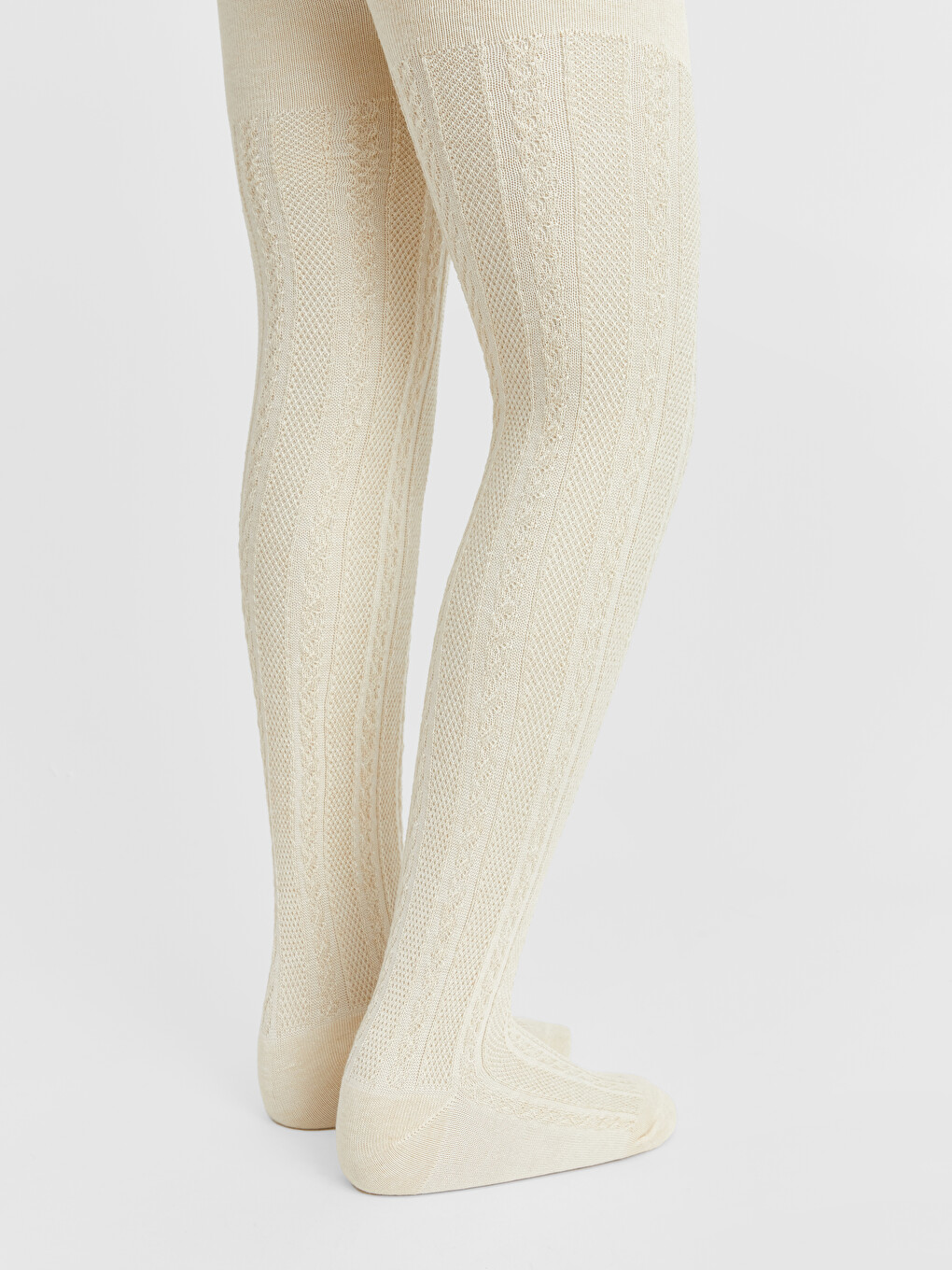 2 Pack Patterned Girls' Tights-3