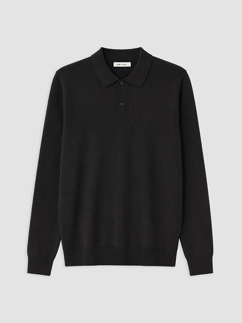 Pulover Tricotat Pentru Bărbați Cu Guler Polo-3