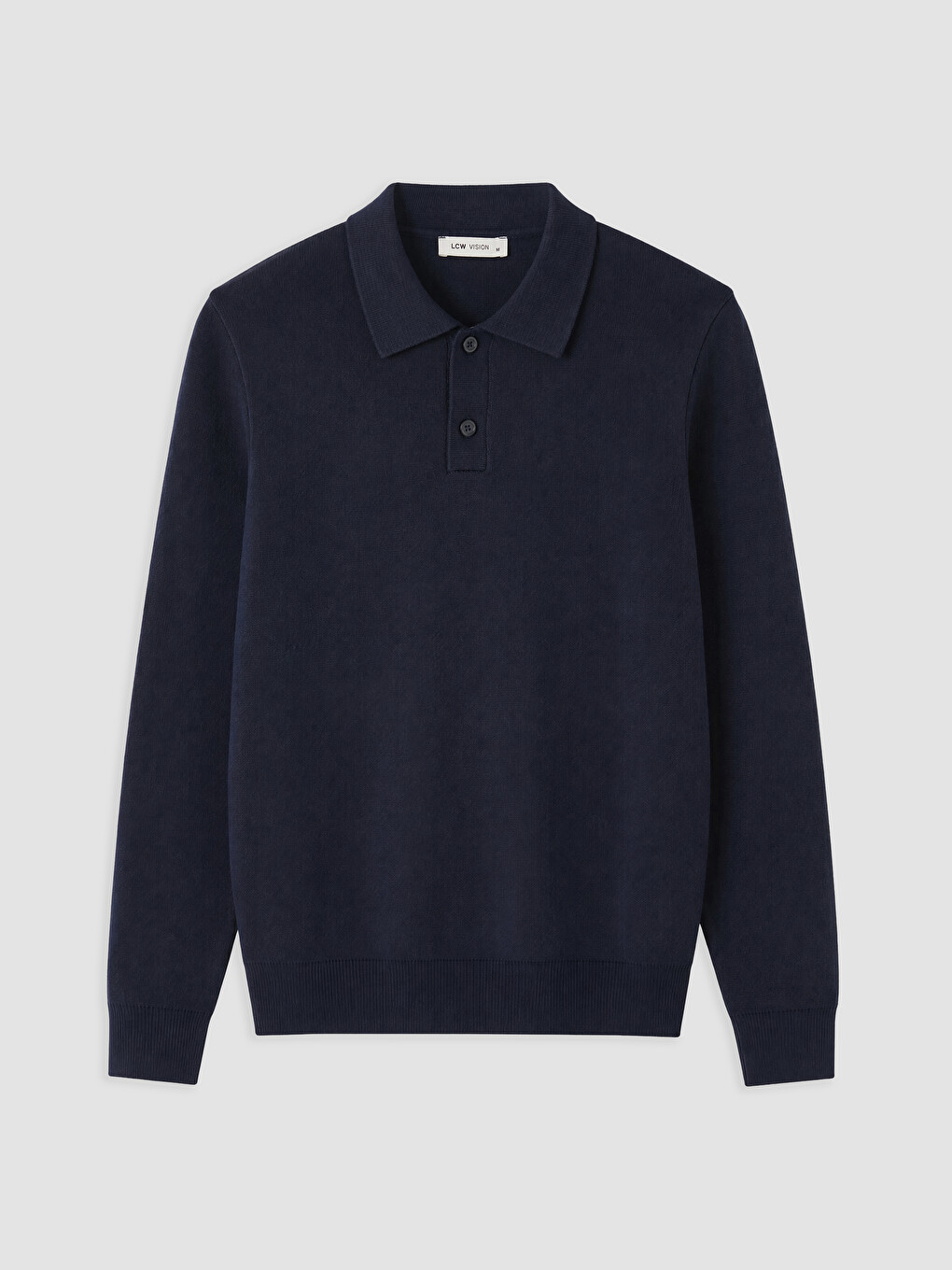 Pulover Tricotat Pentru Bărbați Cu Guler Polo-4
