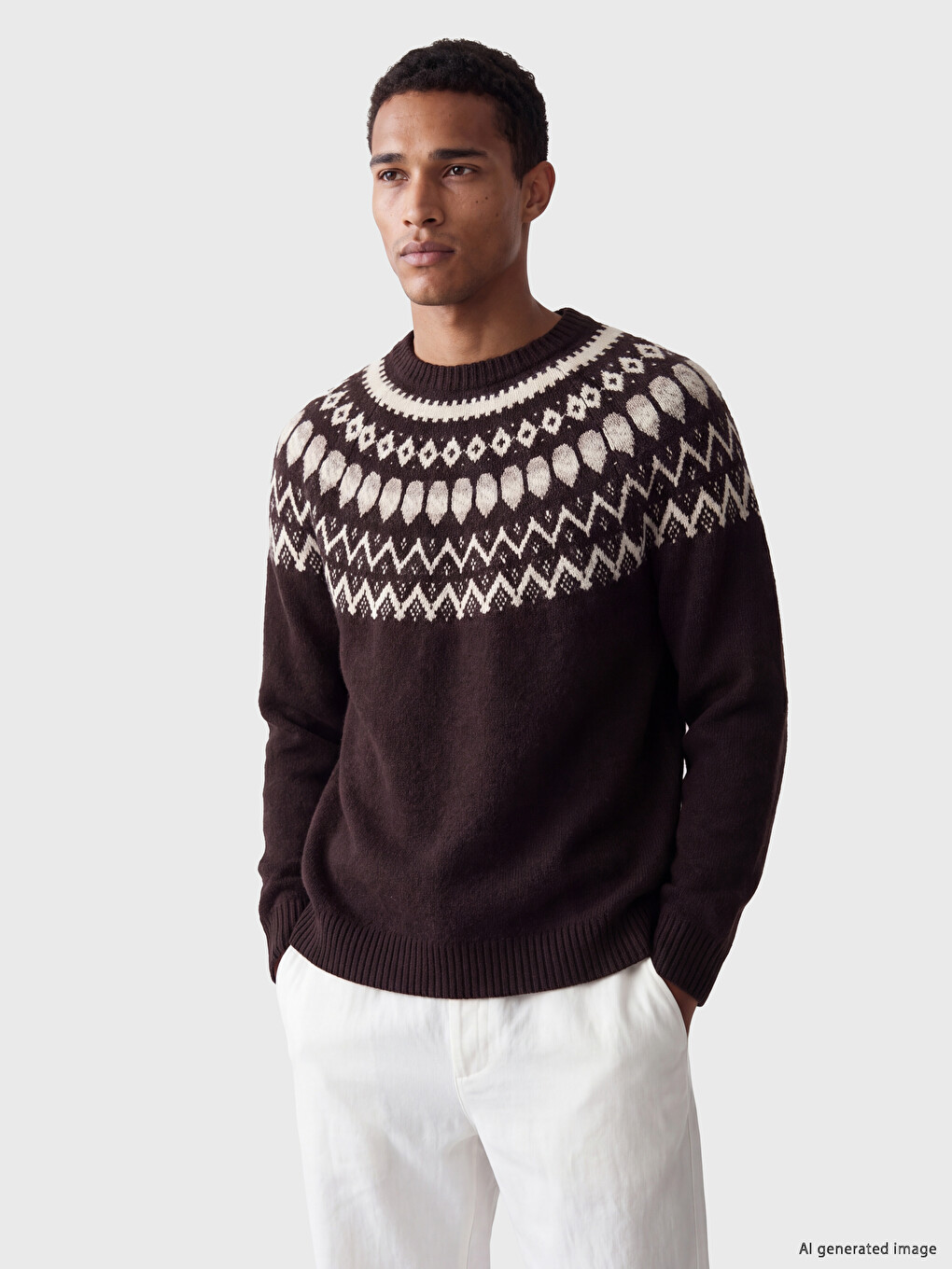 Crew Neck Knitwear Sweater پیاوان