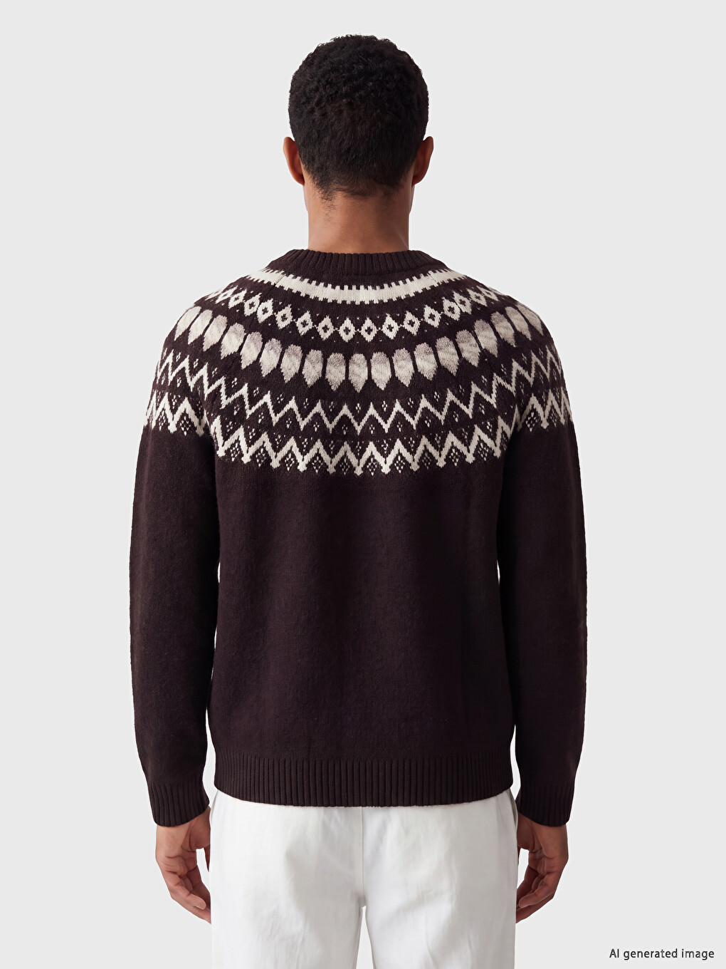 Crew Neck Knitwear Sweater پیاوان-2