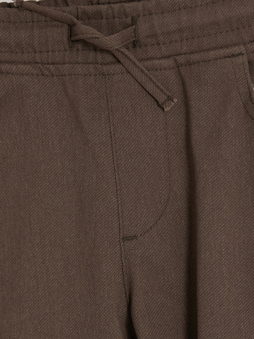 Kahverengi Slim Fit Erkek Çocuk Pantolon-1