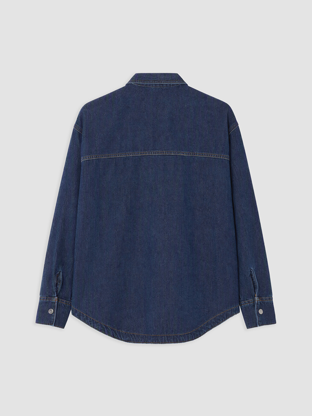 Oversize Women's Jean Shirt-5