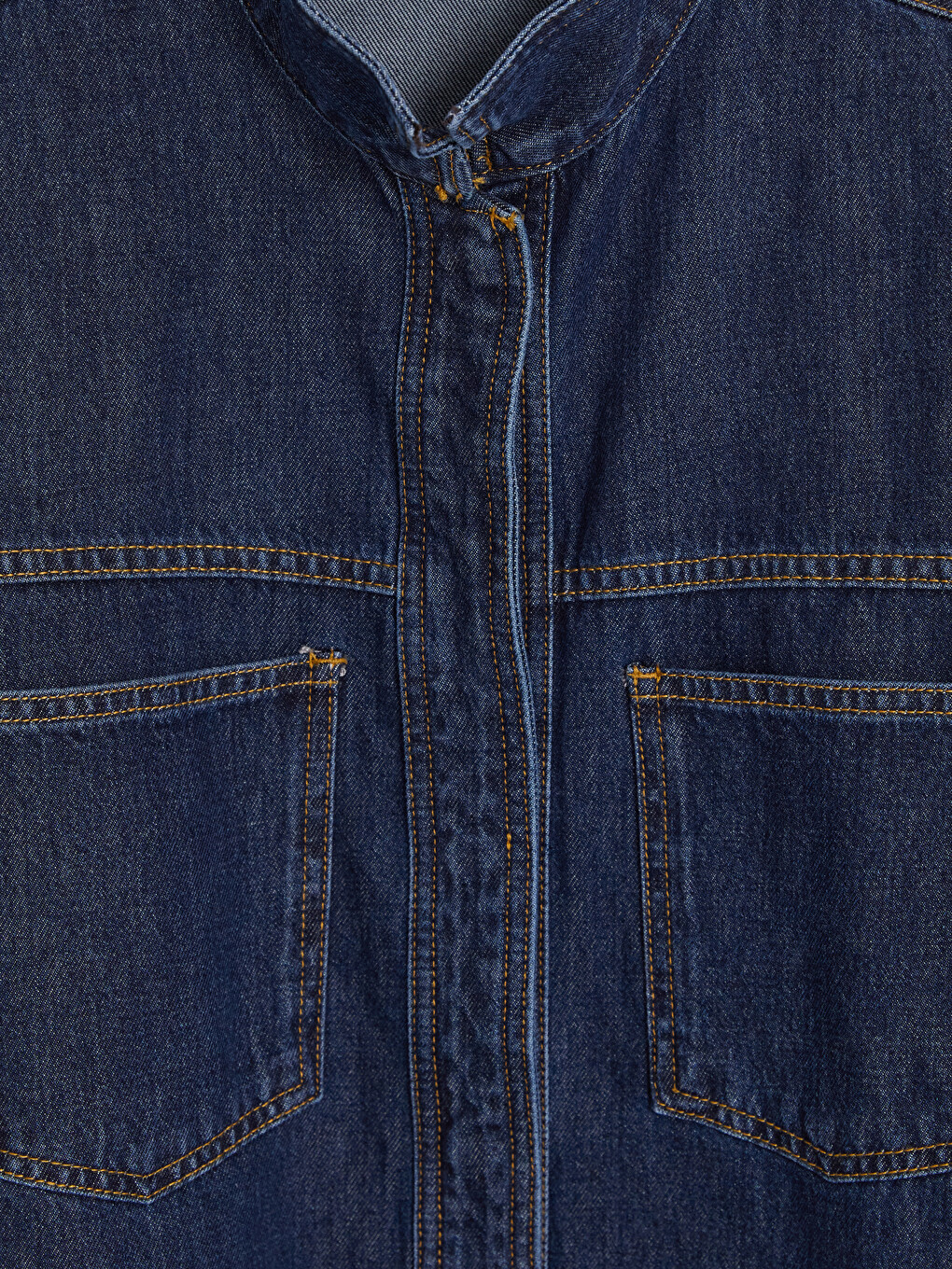 Oversize Women's Jean Shirt-6