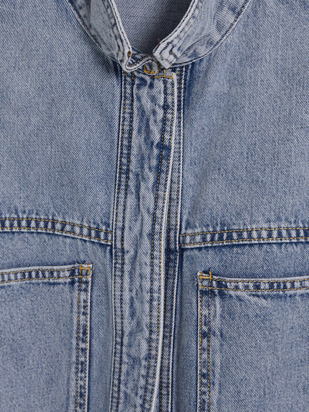 Oversize Women's Jean Shirt-6