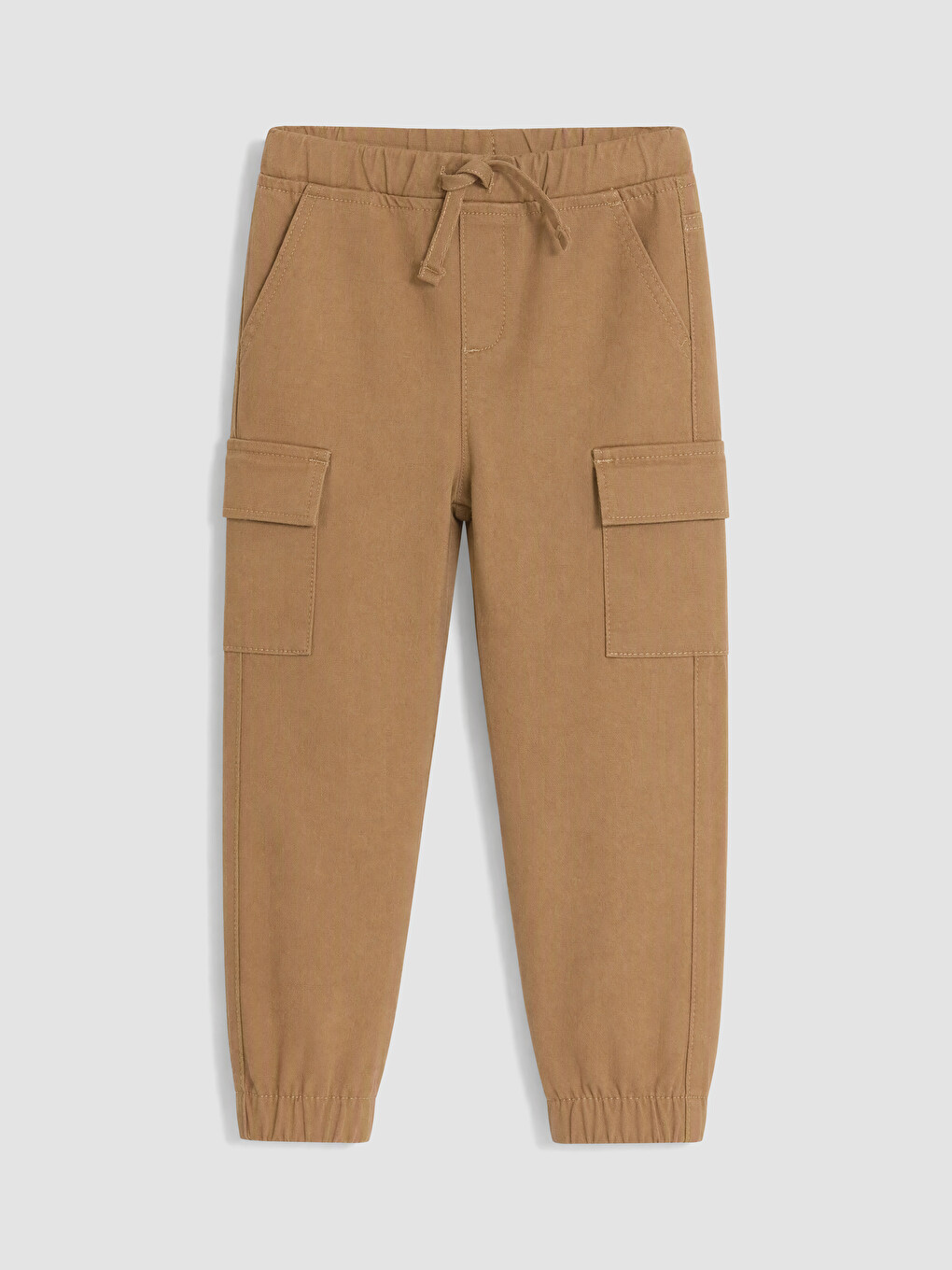 Bej Regular Fit Erkek Çocuk Kargo Pantolon