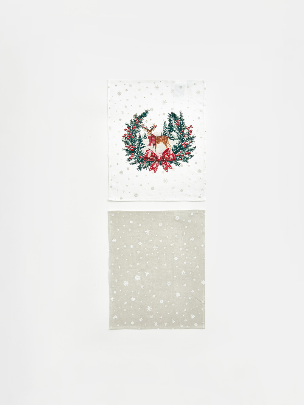 2 Pack Patterned Tea Towel 40x50 Cm-2