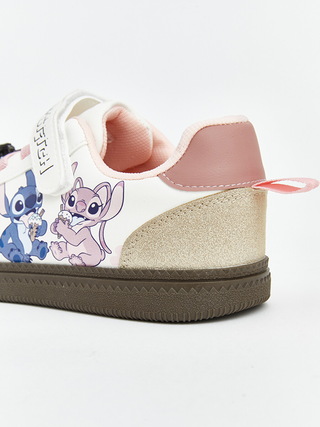 Pembe Lilo ve Stitch Baskılı Kız Çocuk Spor Ayakkabı-3