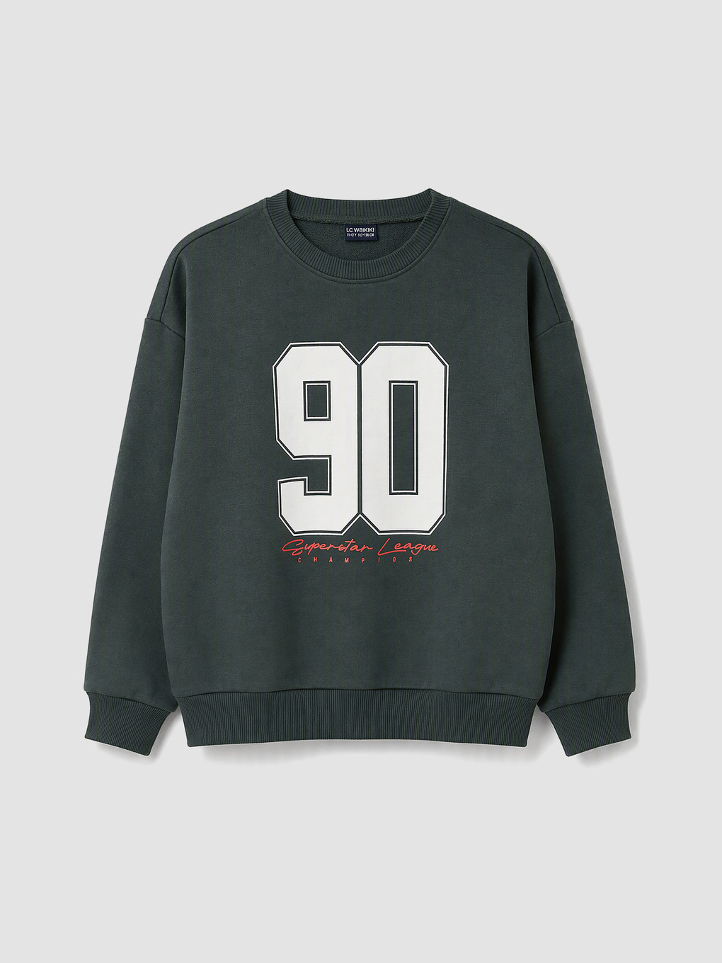 Printed Boys' Thick Sweatshirt