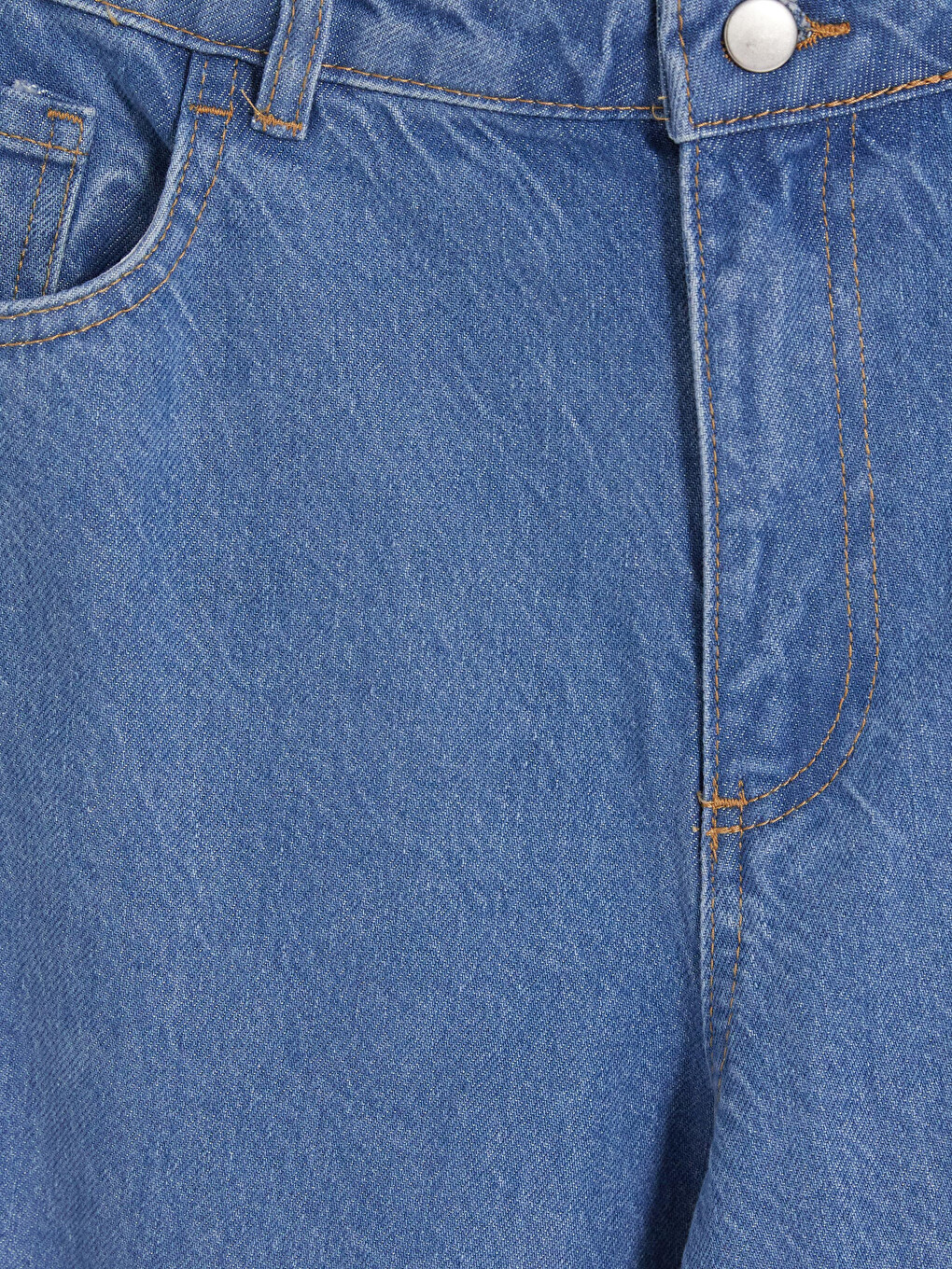 Mavi Cepli Wideleg Jean-5