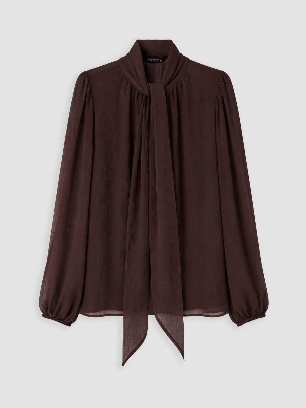 Woman Brown Blouse-4
