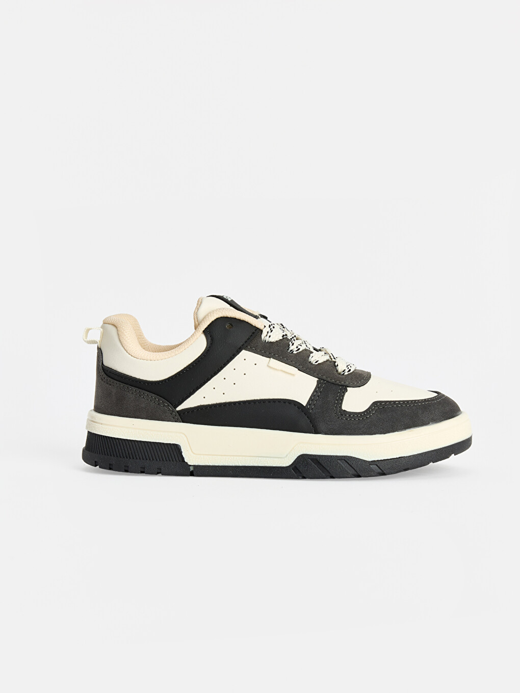 Siyah Renk Bloklu Erkek Çocuk Sneaker-1