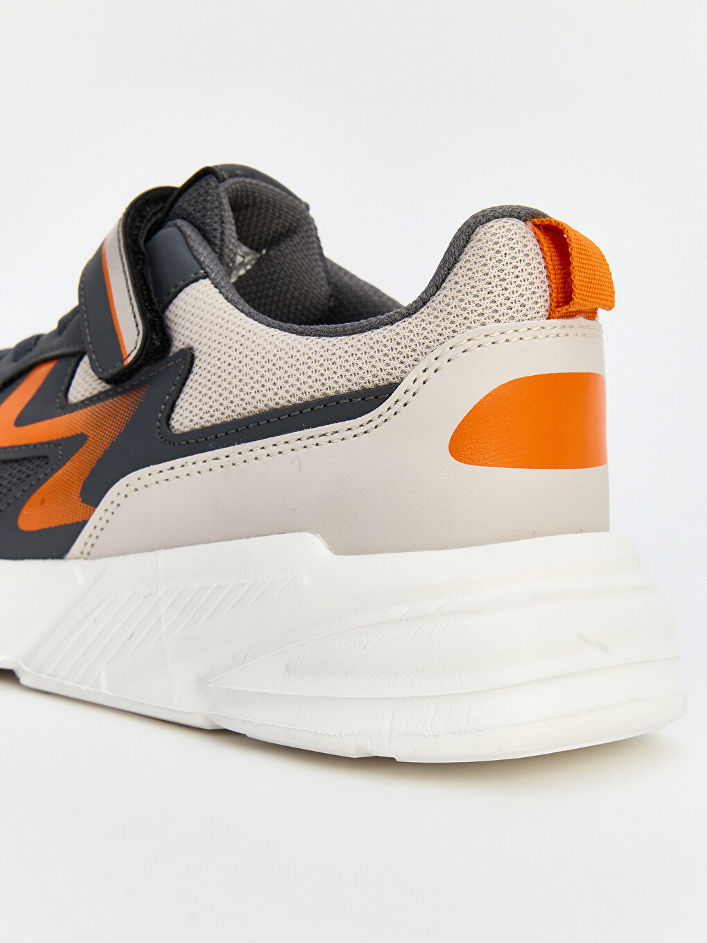 Antrasit Bağcıklı ve Cırt Cırtlı Erkek Çocuk Sneaker-2