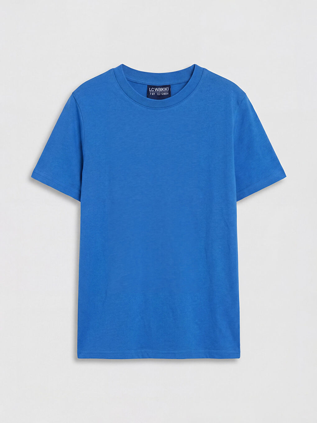 Mavi Bisiklet Yaka Kısa Kollu Erkek Çocuk Tişört