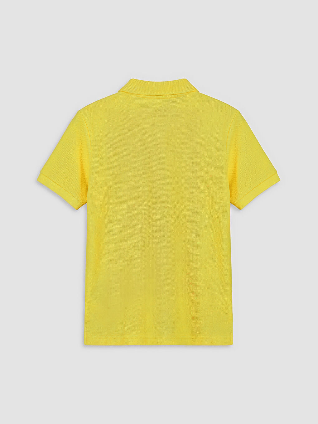 Sarı Polo Yaka Erkek Çocuk Pike Tişört-1