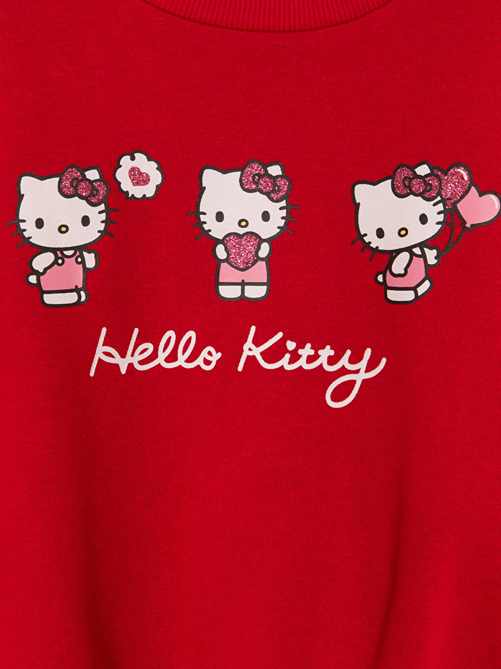 Kırmızı Hello Kitty Baskılı Kız Çocuk Takım-2