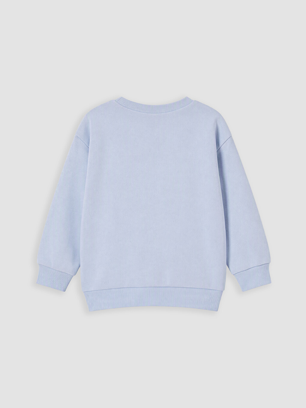 Mavi Stitch Baskılı Kız Çocuk Sweatshirt-2