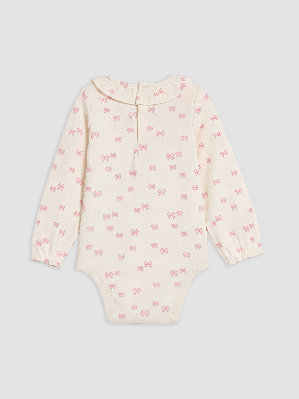 Bow Patterned Baby Girls' Set-2