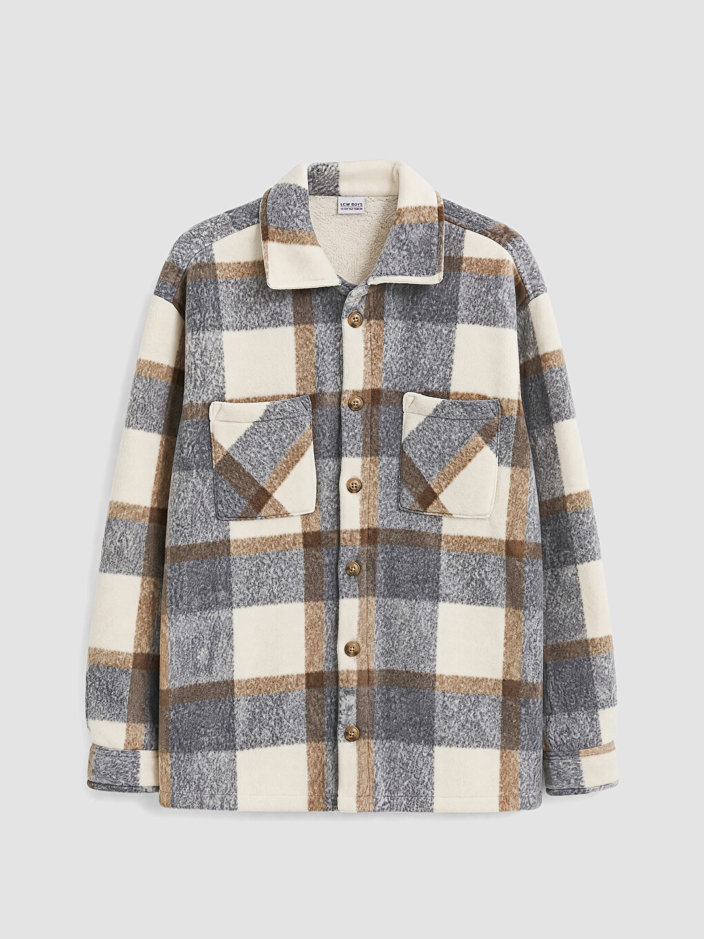 Plaid Boys' Shirt Jacket
