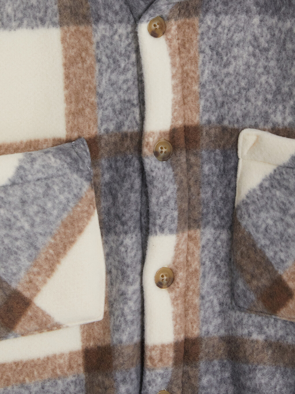 Plaid Boys' Shirt Jacket-2