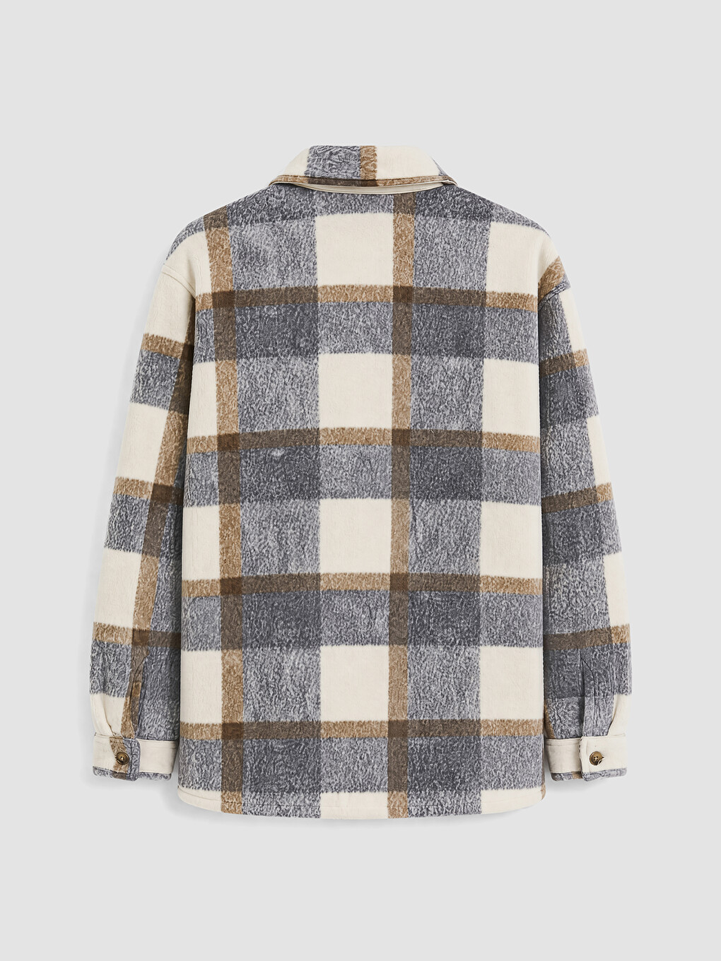 Plaid Boys' Shirt Jacket-3