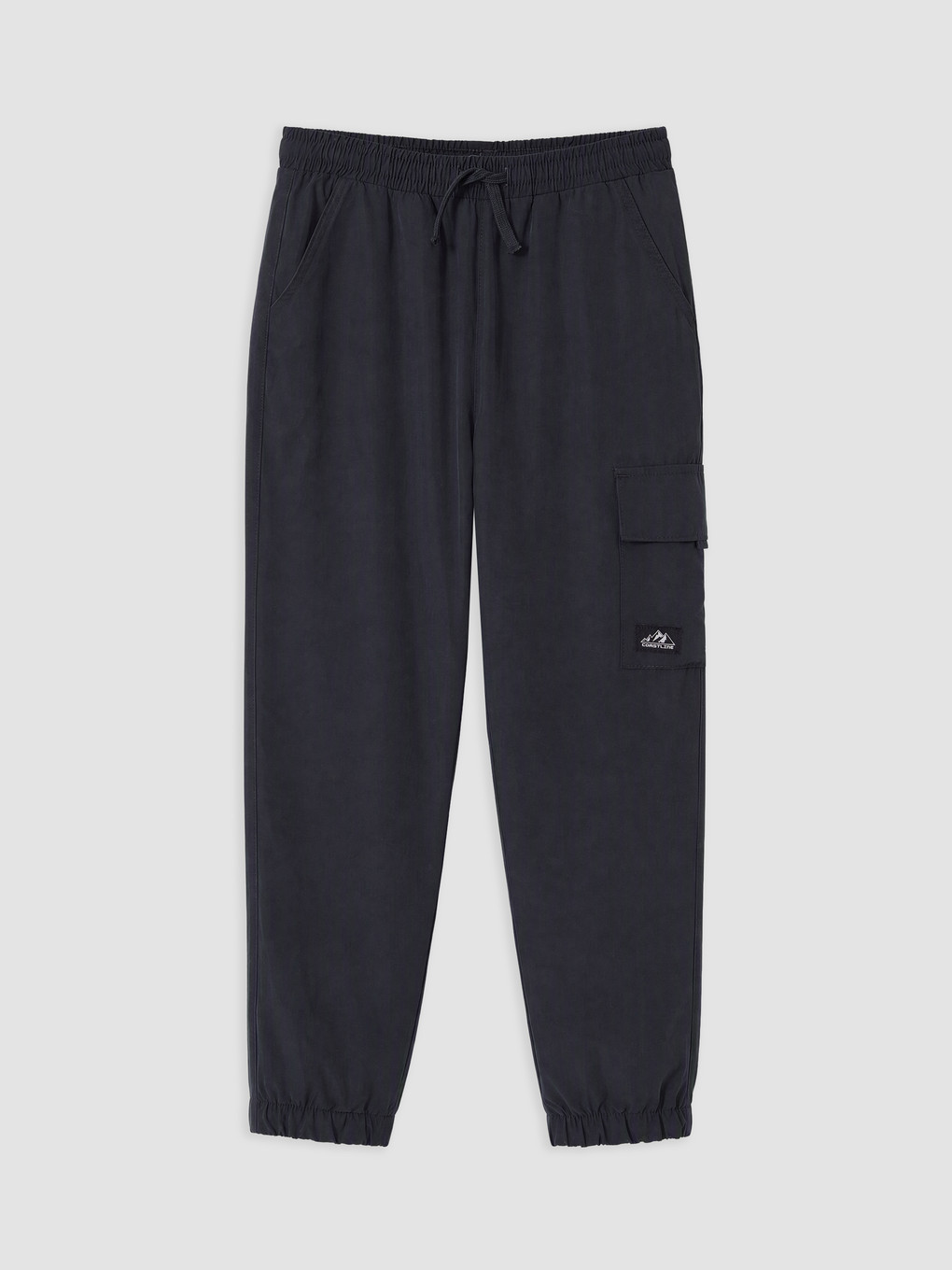Boy Anthracite Cargo Trousers