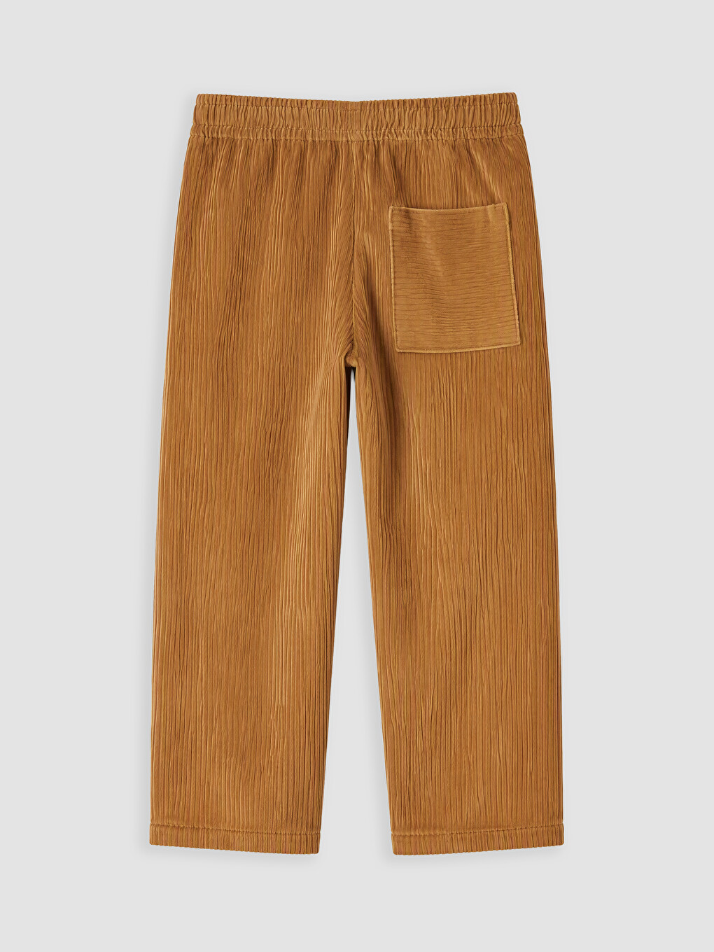 Elastic Waist Velvet Boys' Trousers-2