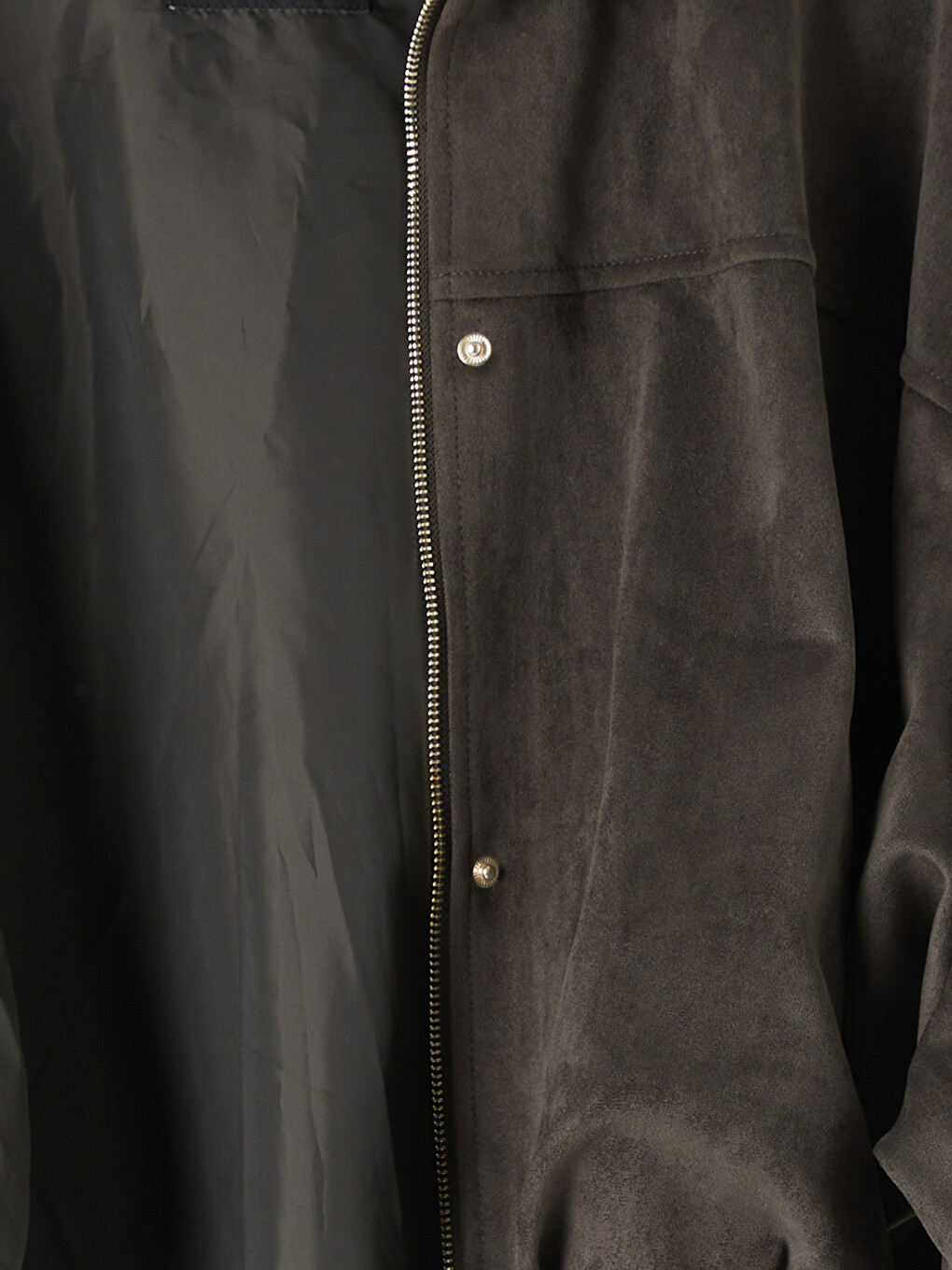 Mock Neck Epauletted Women's Coat-5