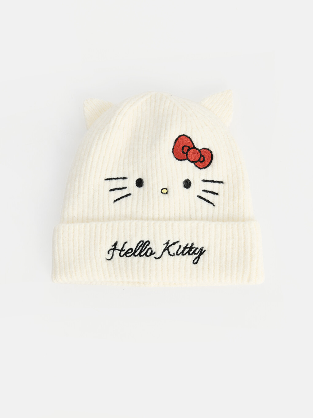 Bonnet Brodé Hello Kitty Pour Fille